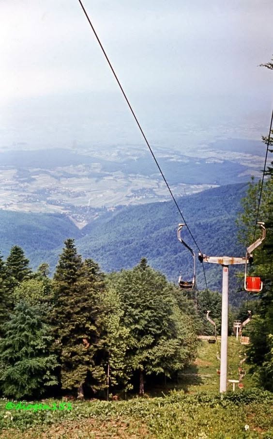 Sljeme. Žičara 1970. godine